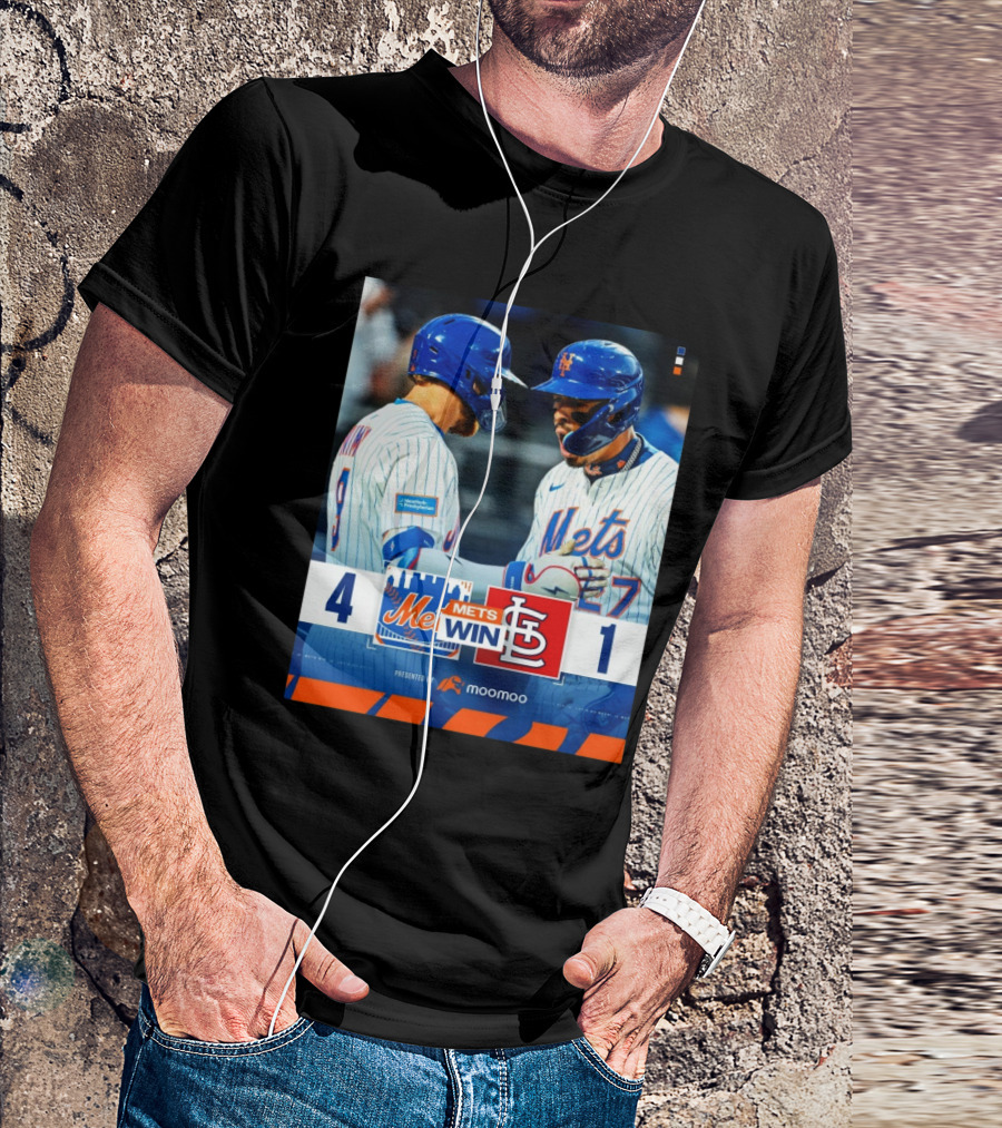 Brandon Nimmo Mark Vientos New York Mets Win St Louis Cardinals Final Score 4 – 1 T-Shirt