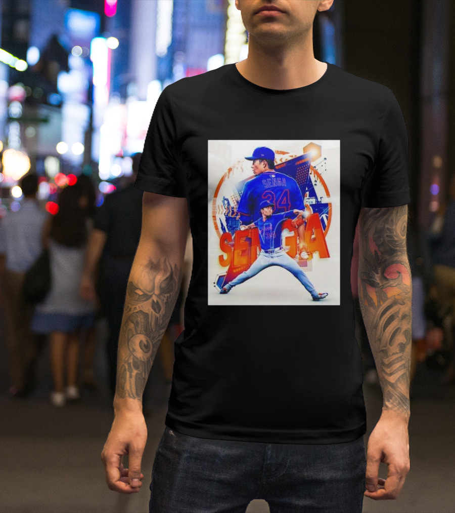Bright Lights Senga Kodai New York Mets T-Shirt