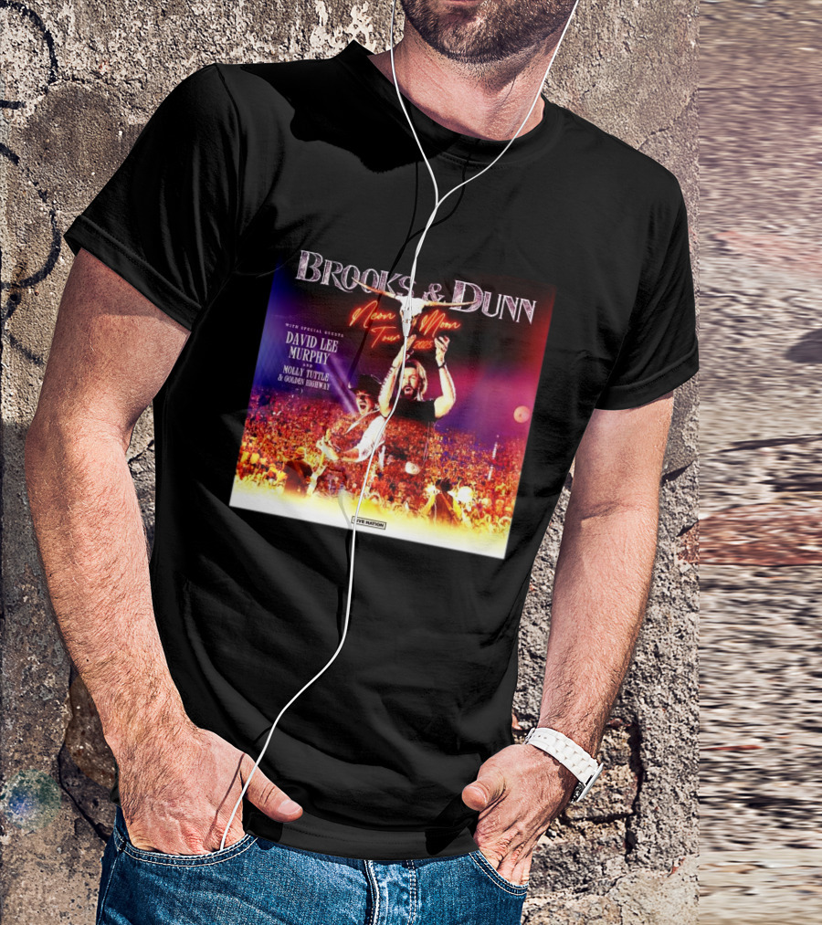 Brooks & Dunn Neon Moon Tour 2025 With Special Guest David Lee Murphy And Molly Tuttle & Golden Highway T-Shirt