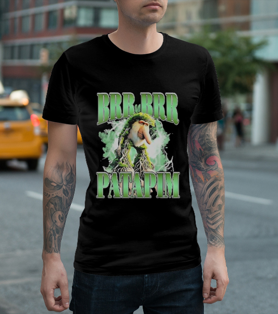 Brr Brr Patapim Italian Brainrot Meme T-Shirt