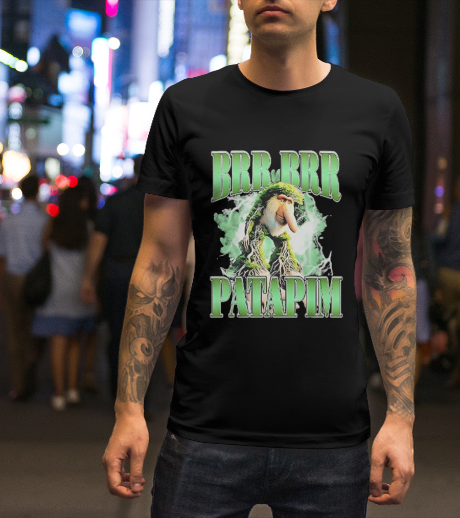 Brr Brr Patapim Italian Brainrot Meme T-Shirt