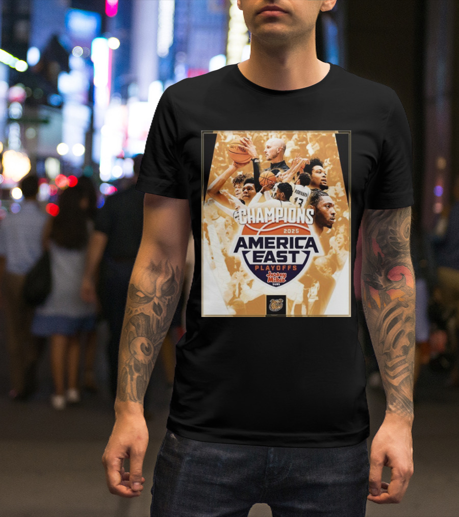Bryant Bulldogs Men’s Basketball 2025 America East Tournament Champions T-Shirt