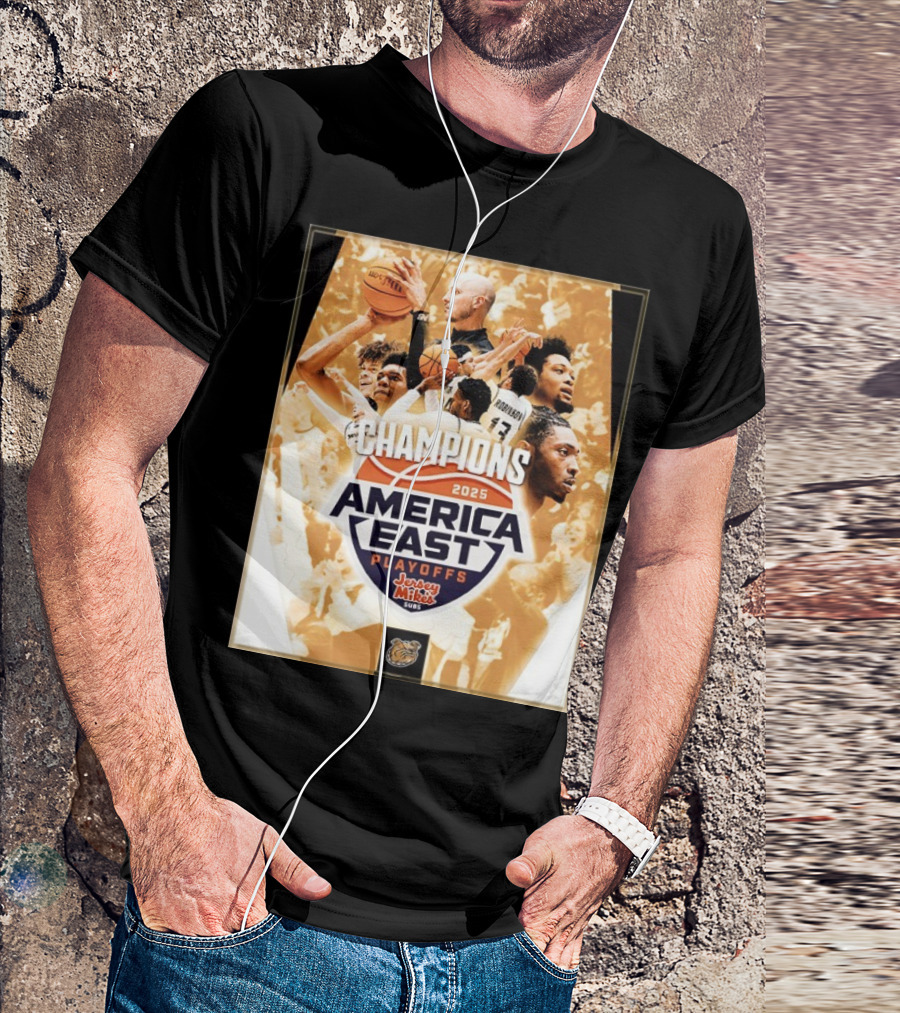 Bryant Bulldogs Men’s Basketball 2025 America East Tournament Champions T-Shirt