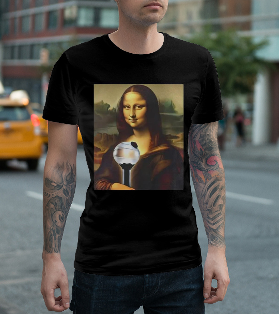 BTS J-hope Mona Lisa Holding ARMY Bomb T-Shirt