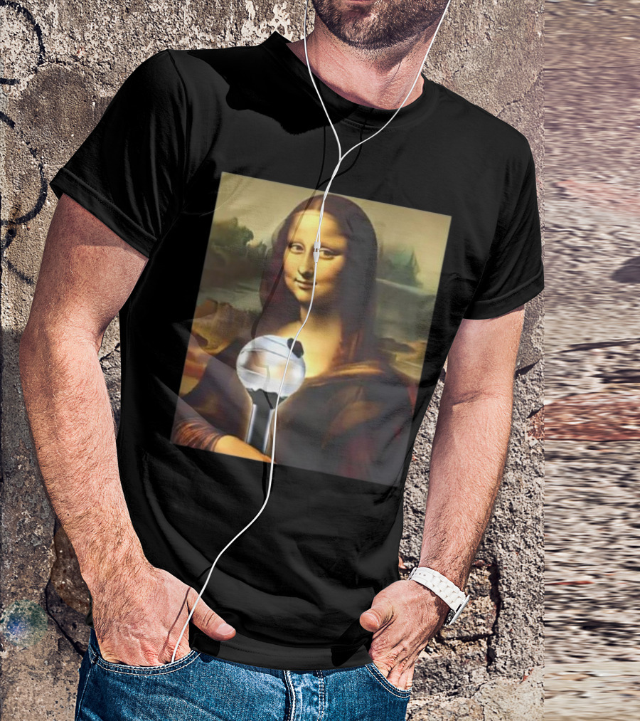 BTS J-hope Mona Lisa Holding ARMY Bomb T-Shirt