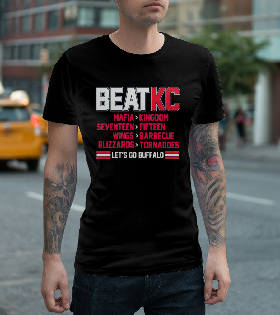 Buffalo Bills BeatKC Let’s Go Buffalo T-Shirt