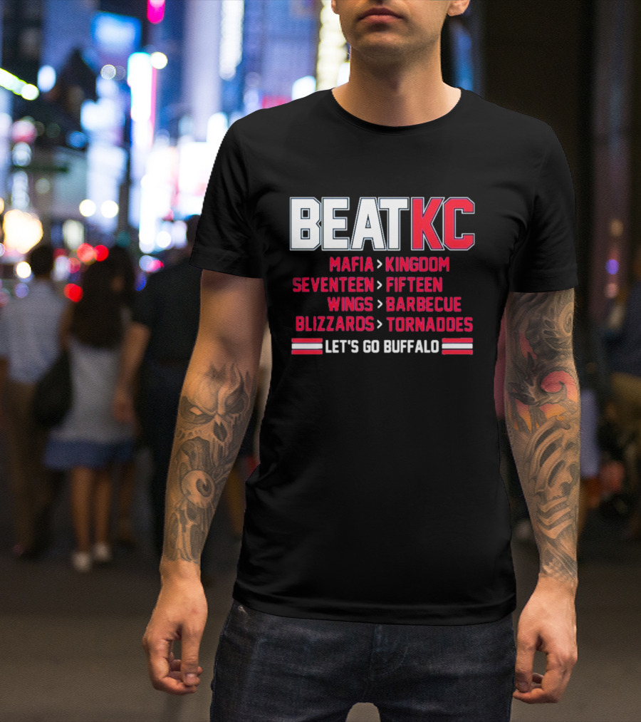 Buffalo Bills BeatKC Let’s Go Buffalo T-Shirt