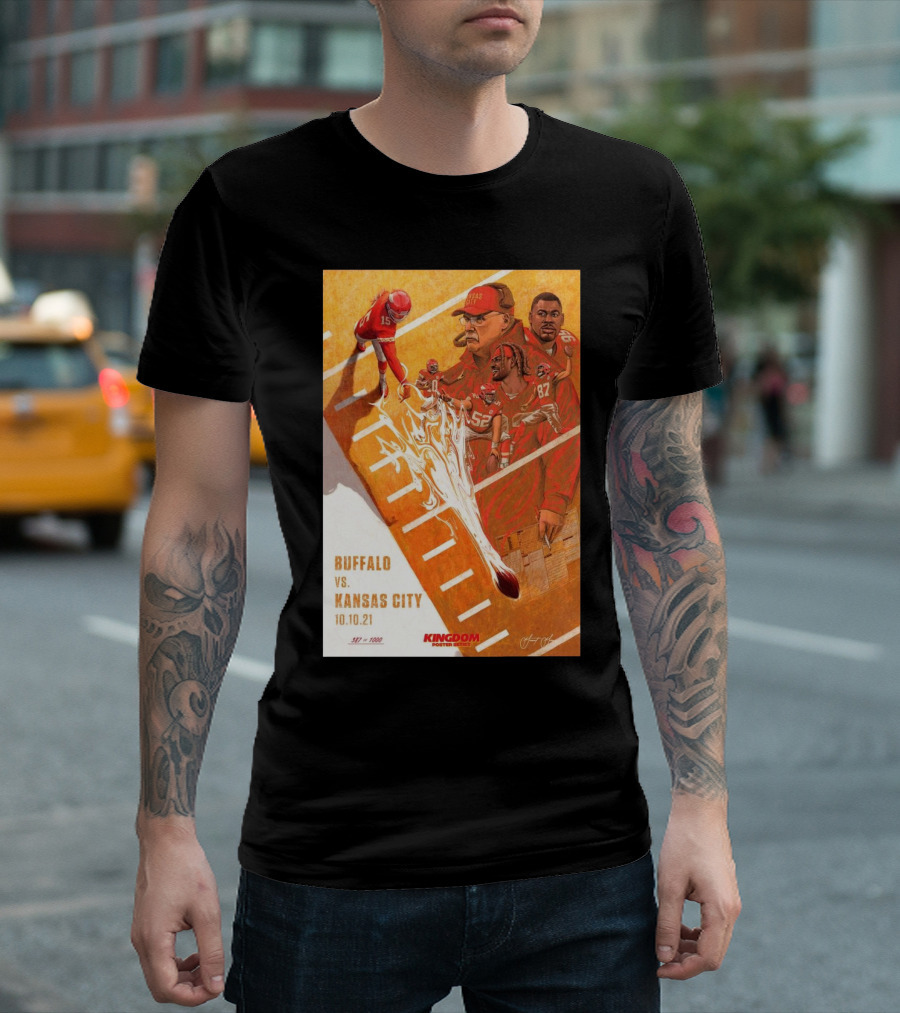 Buffalo Bills Vs Kansas City Chiefs 10 10 21 Bills Won 38-20 Kingdom Series Signature T-Shirt