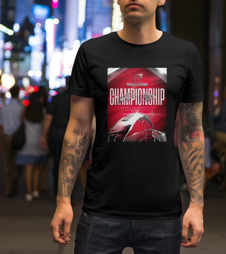Buffalo Bills Vs Kansas City Chiefs For The AFC Championship Sunday January 26 T-Shirt