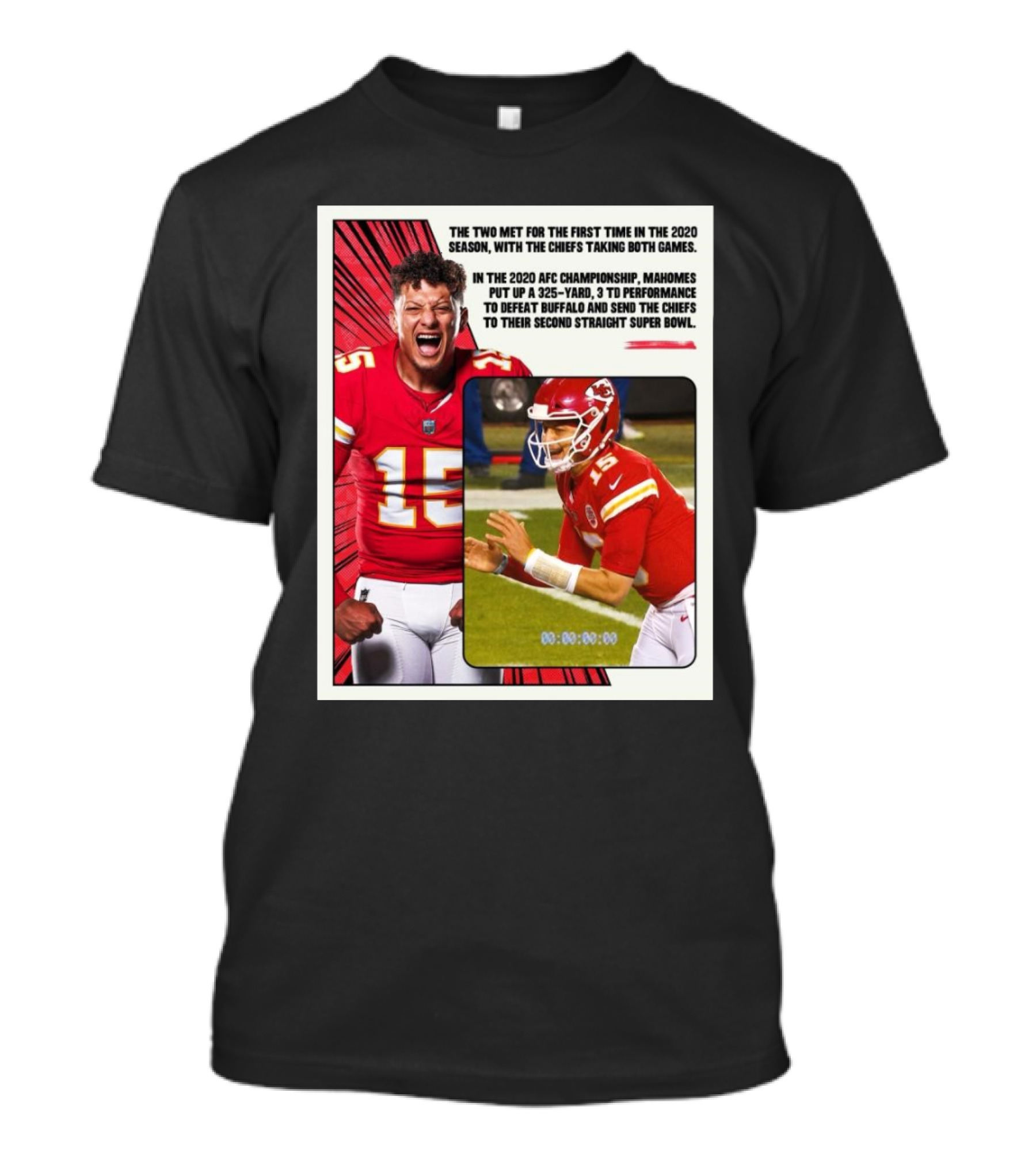 Buffalo Bills Vs Kansas City Chiefs The Two Met For The First Time In The 2020 Season With The Chiefs Taking Both Games T-Shirt