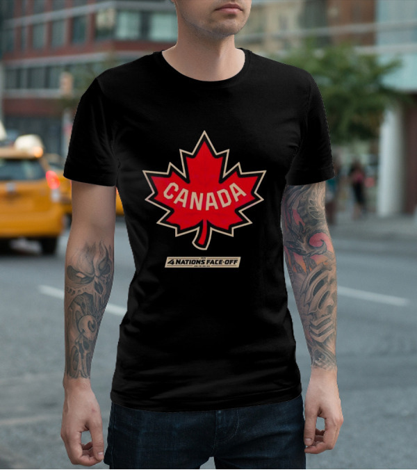 Canada 2025 4 Nations Face Off Vintage T-Shirt