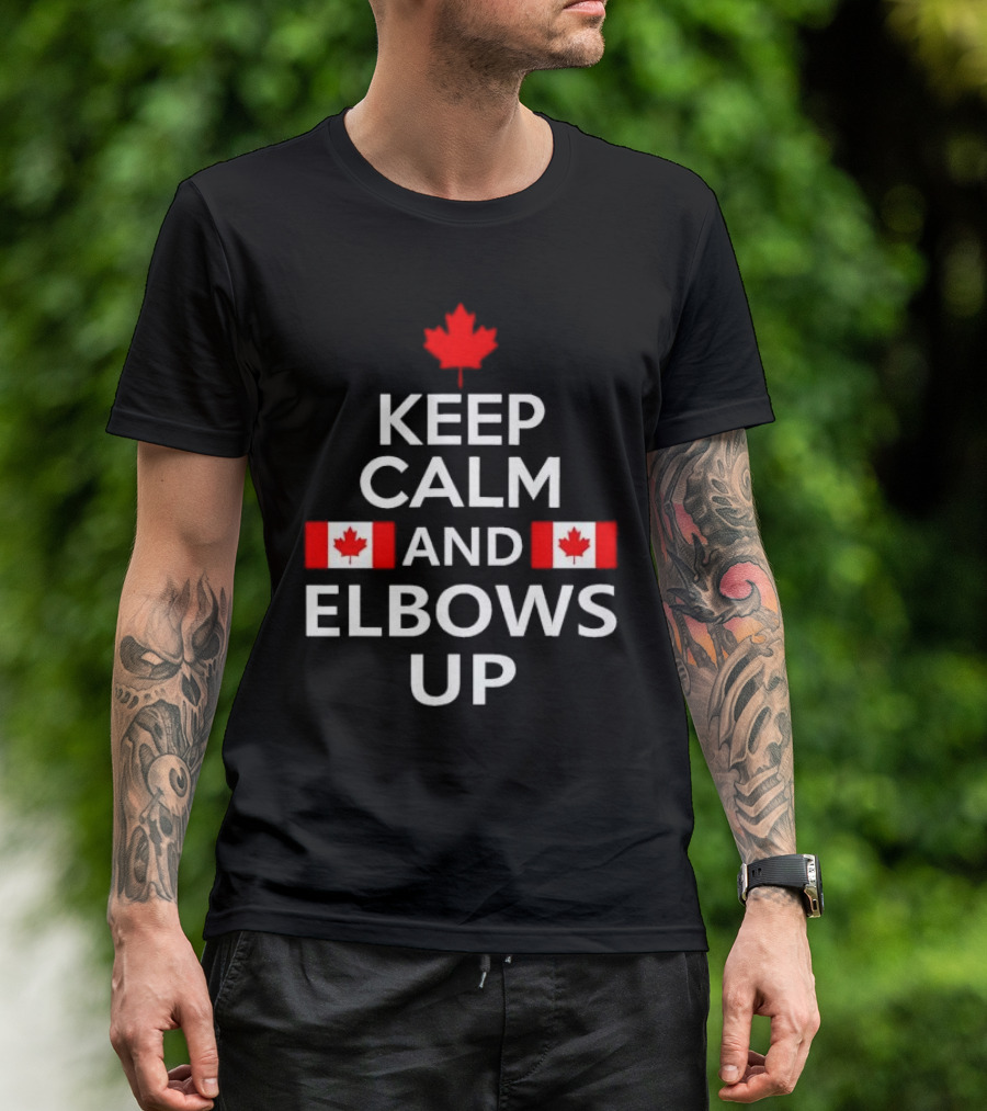 Canada Keep Calm And Elbows Up T-Shirt
