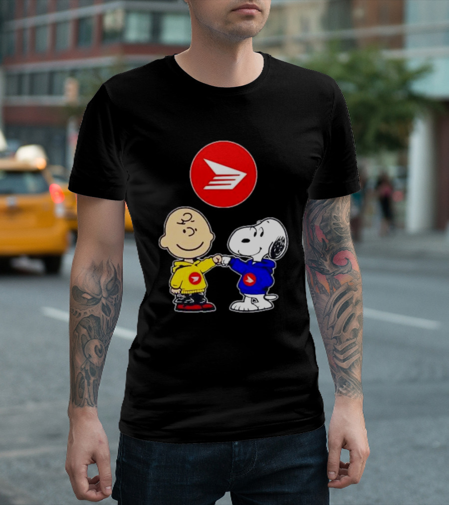 Canada Post Charlie Brown And Snoopy T-Shirt