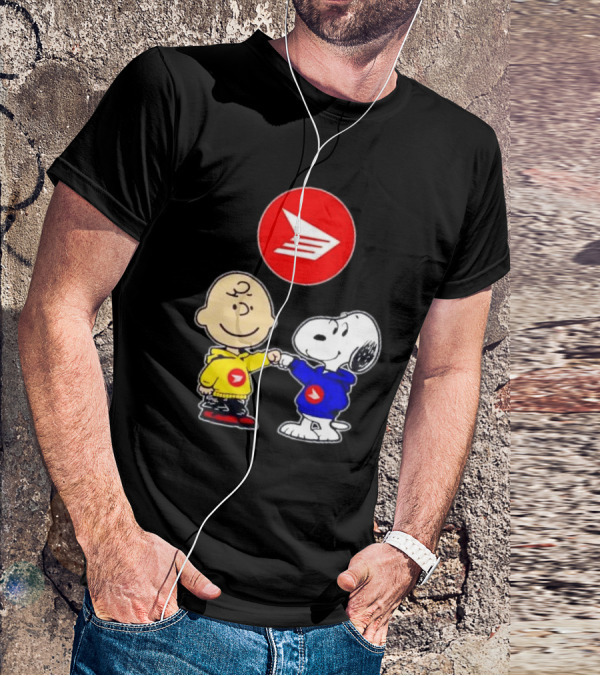 Canada Post Charlie Brown And Snoopy T-Shirt
