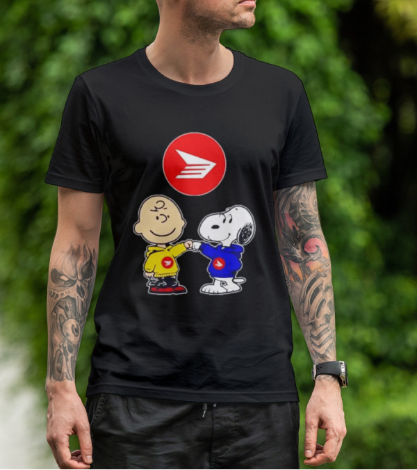 Canada Post Charlie Brown And Snoopy T-Shirt
