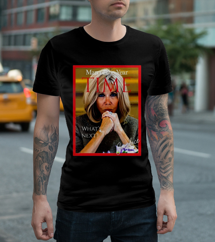 Candace Owens Brigitte Macron Man Of The Year Time T-Shirt
