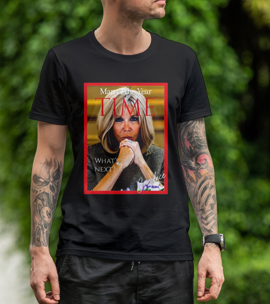 Candace Owens Brigitte Macron Man Of The Year Time T-Shirt