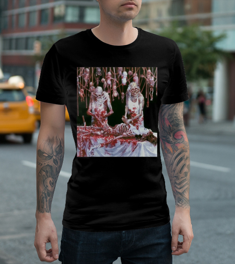 Cannibal Corpse Butchered At Birth Grotesque Gore Imagery T-Shirt