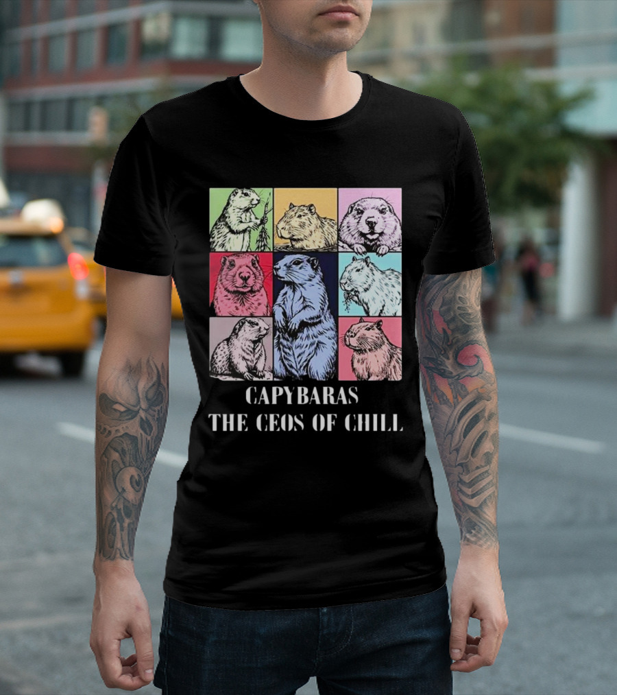 Capybaras The CEOS Of Chill T-Shirt