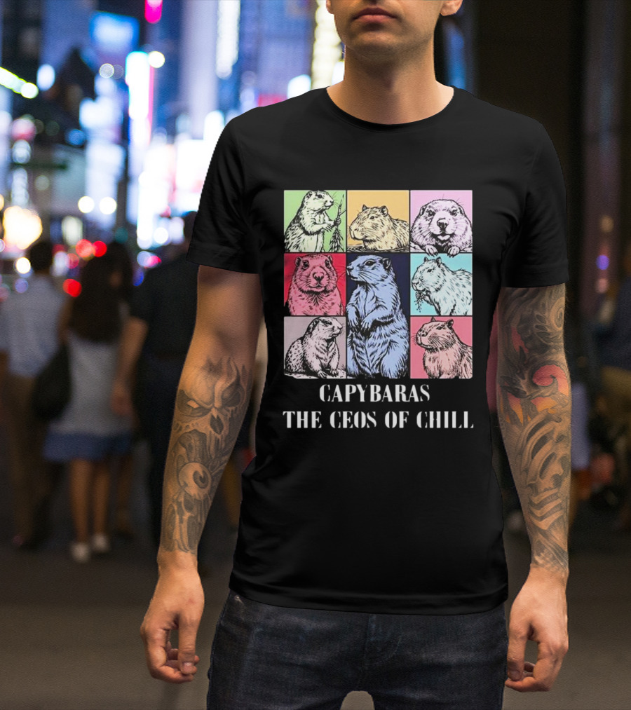 Capybaras The CEOS Of Chill T-Shirt