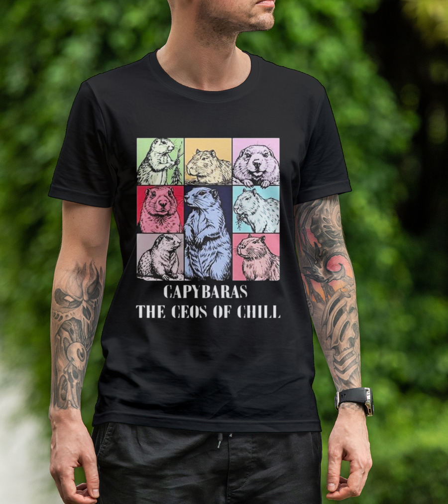 Capybaras The CEOS Of Chill T-Shirt