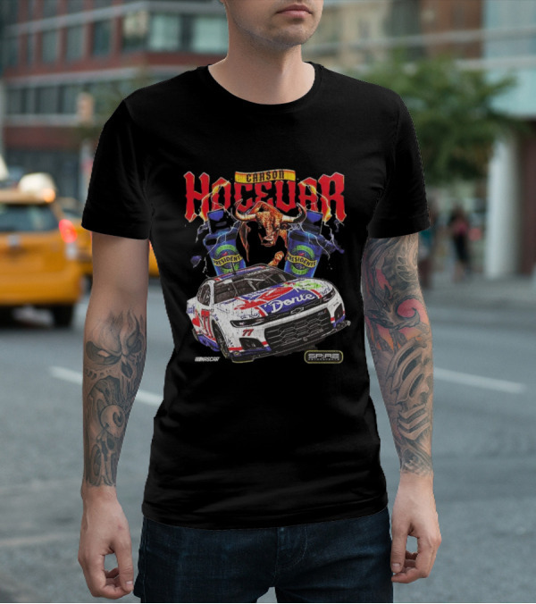 Carson Hocevar E2 Apparel Black Chili’s Car T-Shirt