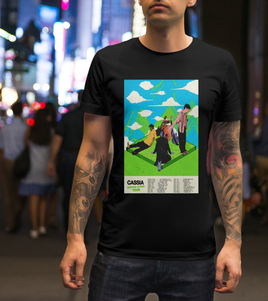 Cassia Everyone, Outside Tour 2025 T-Shirt