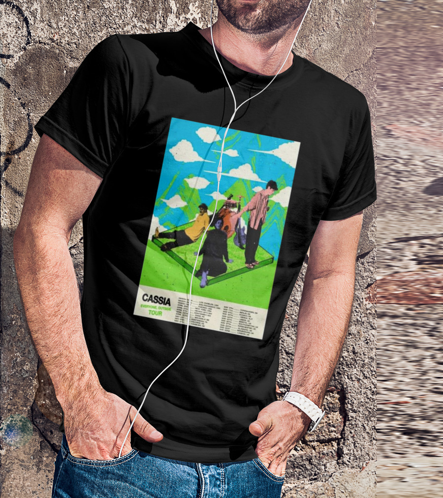 Cassia Everyone, Outside Tour 2025 T-Shirt