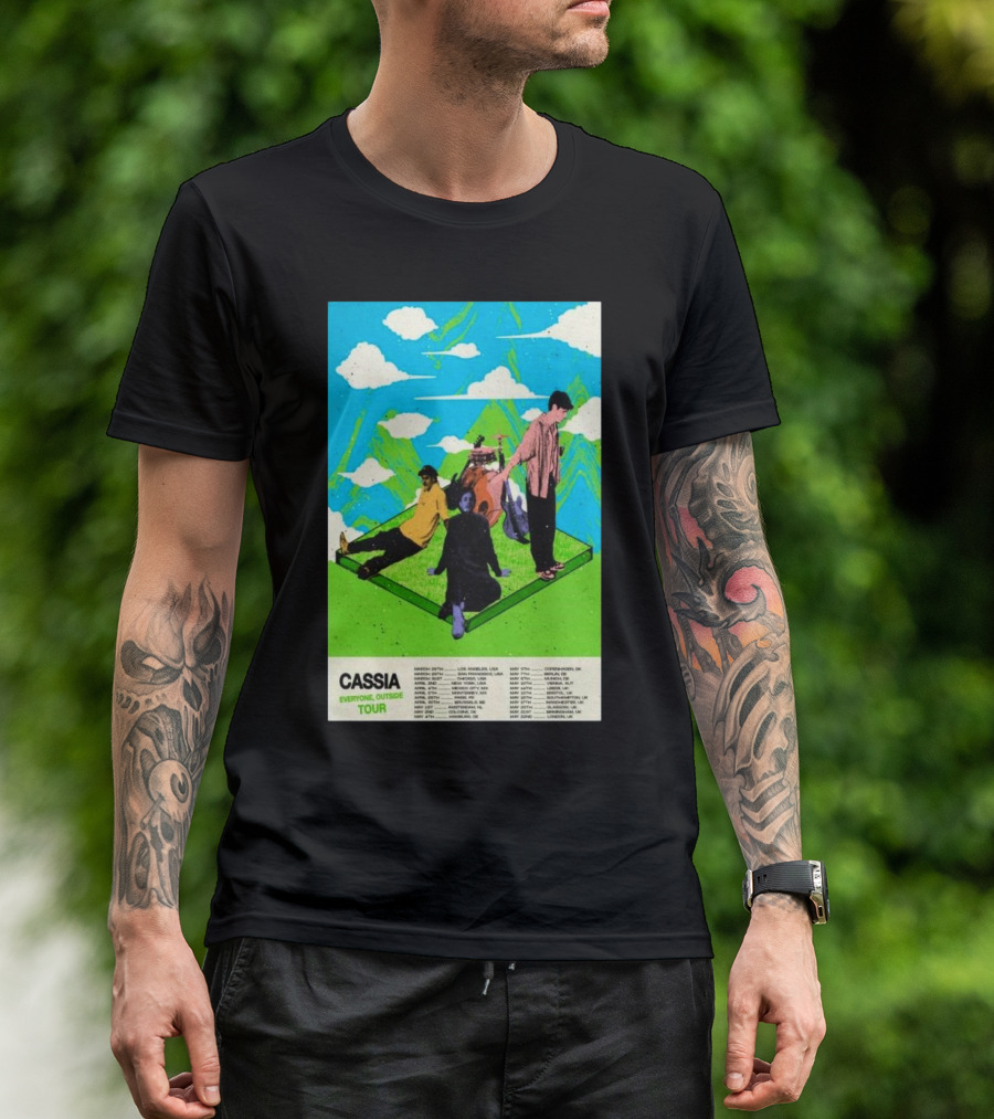 Cassia Everyone, Outside Tour 2025 T-Shirt
