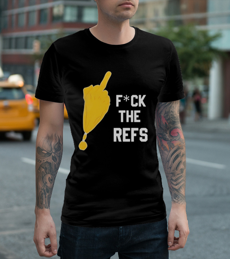Censored Fuck The Refs Flag T-Shirt