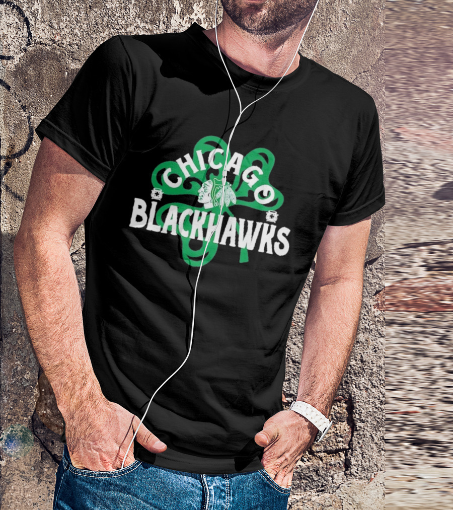 Chicago Hockey St. Patrick’s Day Richmond Shamrock T-Shirt