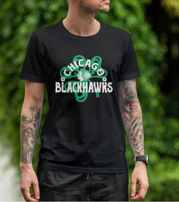 Chicago Hockey St. Patrick’s Day Richmond Shamrock T-Shirt