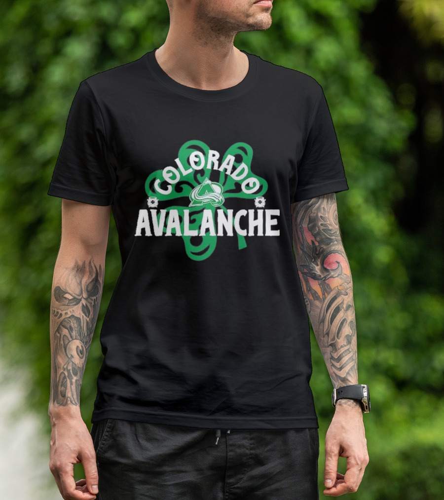 Colorado Avalanche St. Patrick’s Day Richmond Shamrock 2025 T-Shirt
