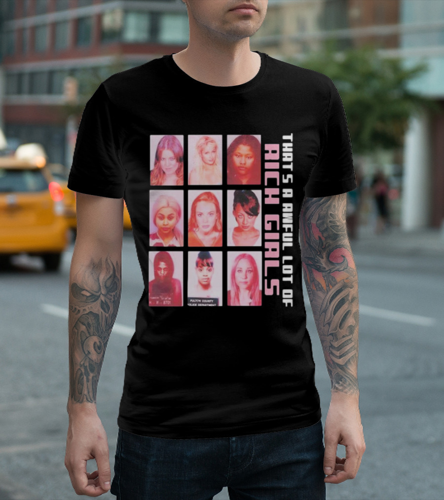 Cough Syrup That’s A Awful Lot Of Rich Girls T-Shirt