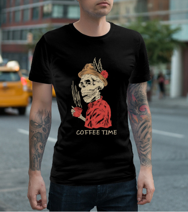 Cowboy Coffee Time T-Shirt