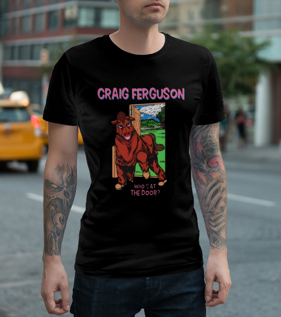 Craig Ferguson Who’s At The Door Painting T-Shirt