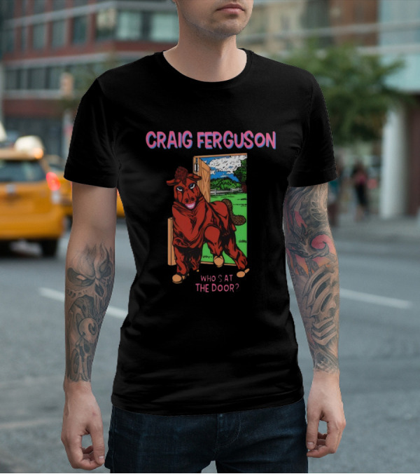 Craig Ferguson Who’s At The Door Painting T-Shirt