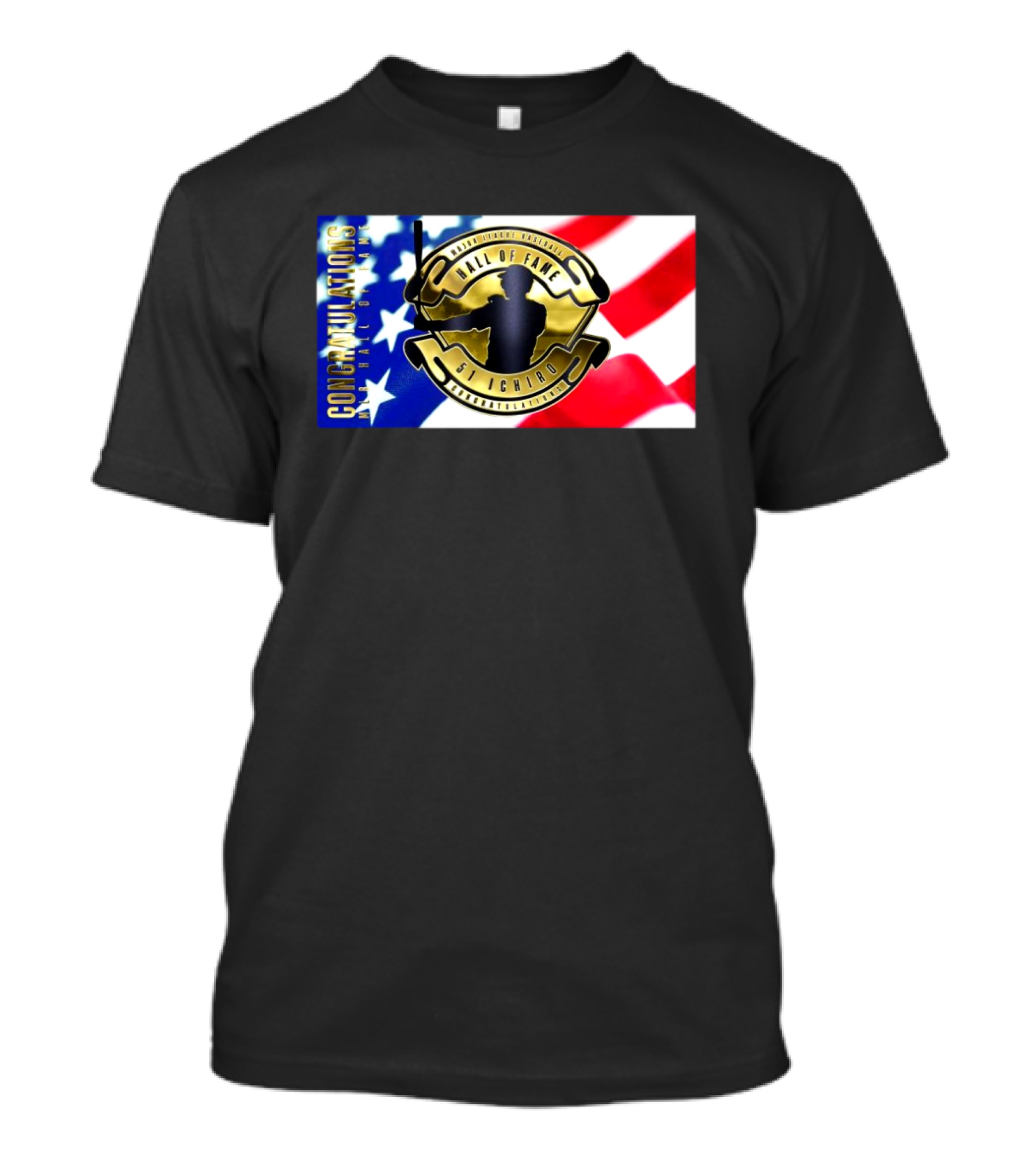 Congratulations Major League Baseball Hall Of Fame 51 Ichiro Suzuki T-Shirt
