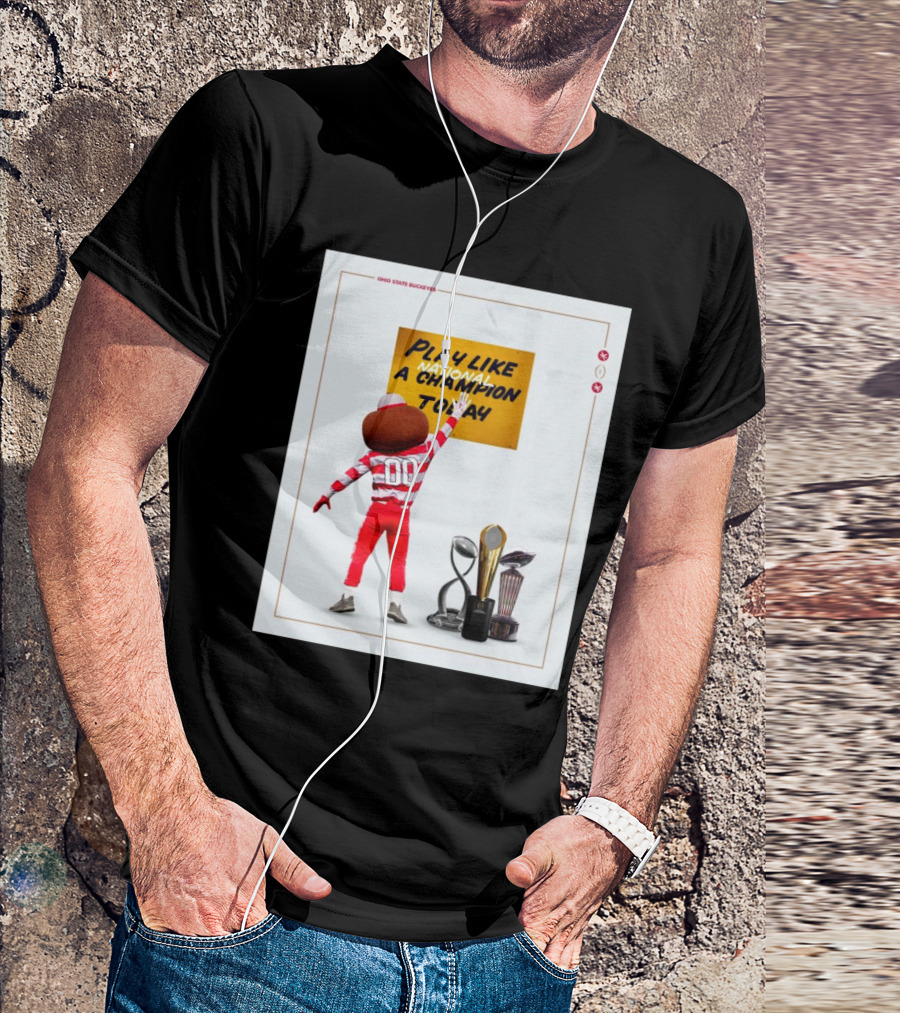 Congratulations Ohio State Buckeyes Win Notre Dame Fighting Irish Play Like National A Champion Today 2024 T-Shirt