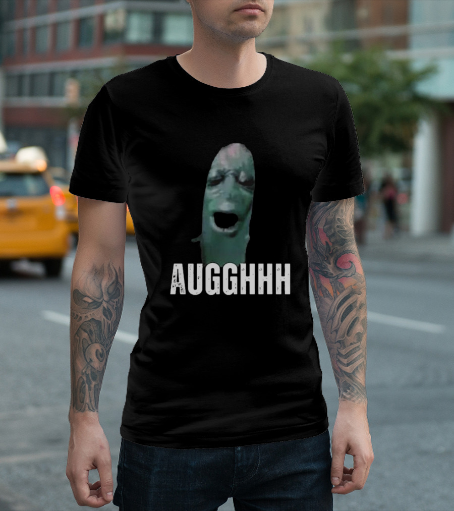 AUGHHHH Cursed Plankton Meme T-Shirt
