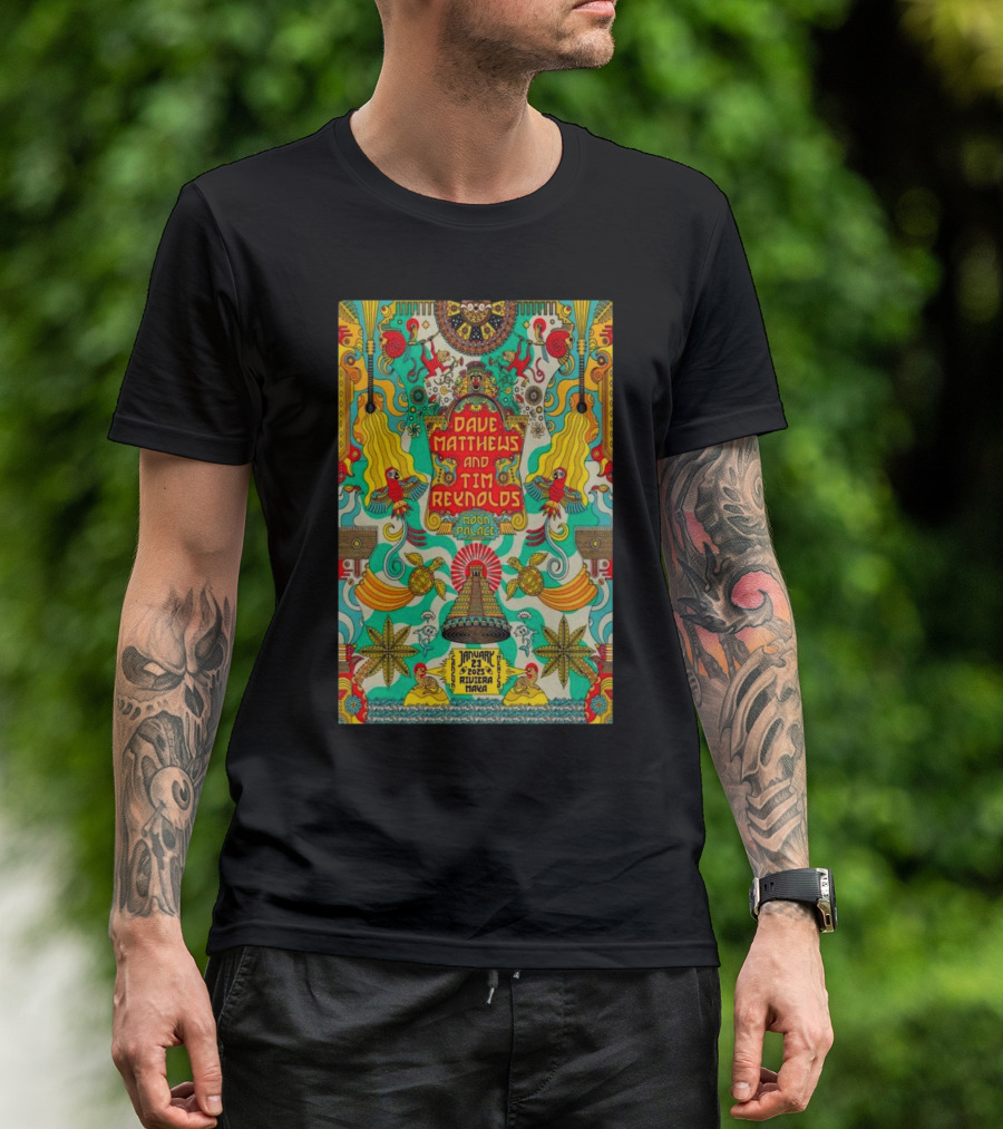 Dave Matthews And Tim Reynolds Moon Palace Riviera Maya, MX Jan 23 2025 Event T-Shirt
