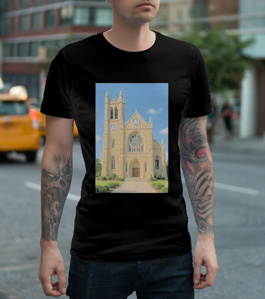 Demir BascerI Church Of AI T-Shirt