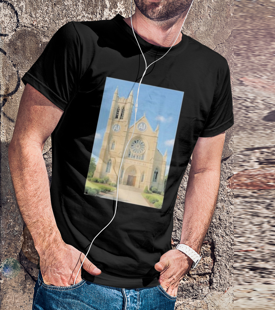 Demir BascerI Church Of AI T-Shirt