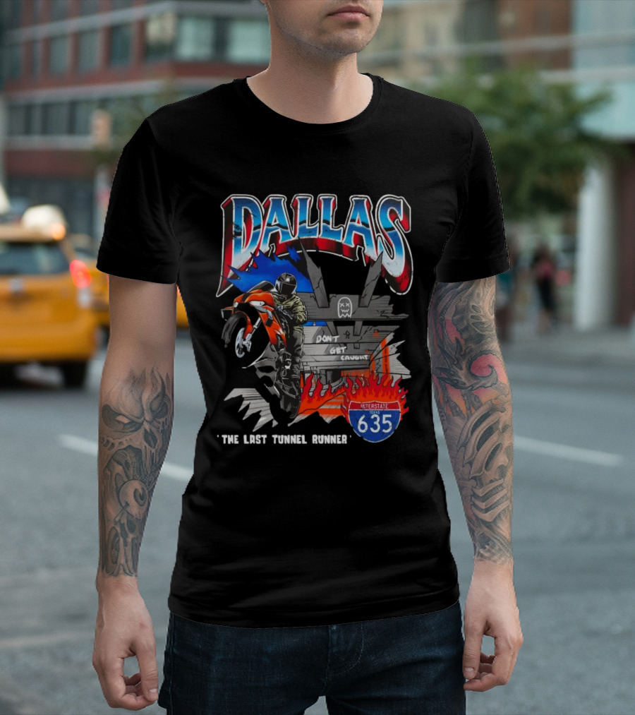 Dallas Ghost Racing The Last Tunnel Runner T-Shirt