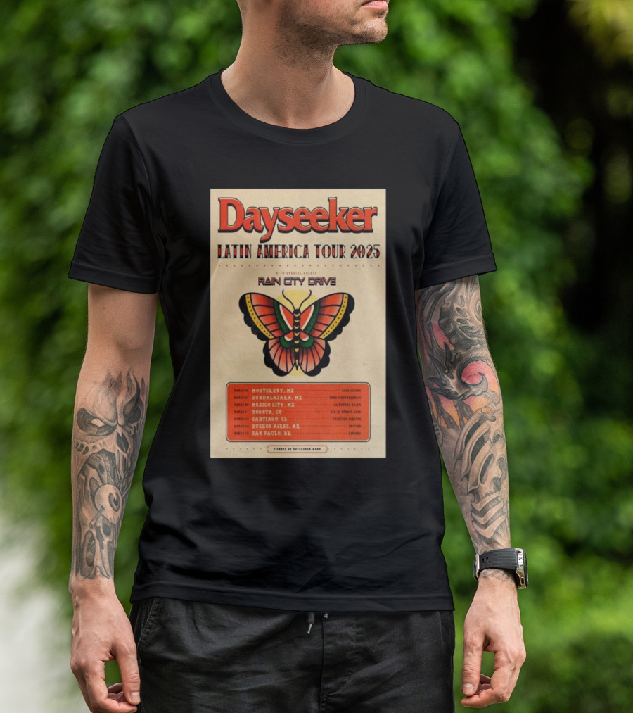 Dayseeker Latin America Tour 2025 T-Shirt