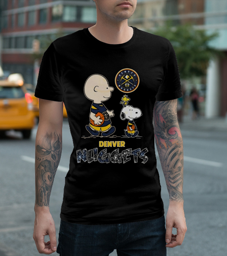 Denver Nuggets Basketball Peanuts Snoopy 2025 T-Shirt