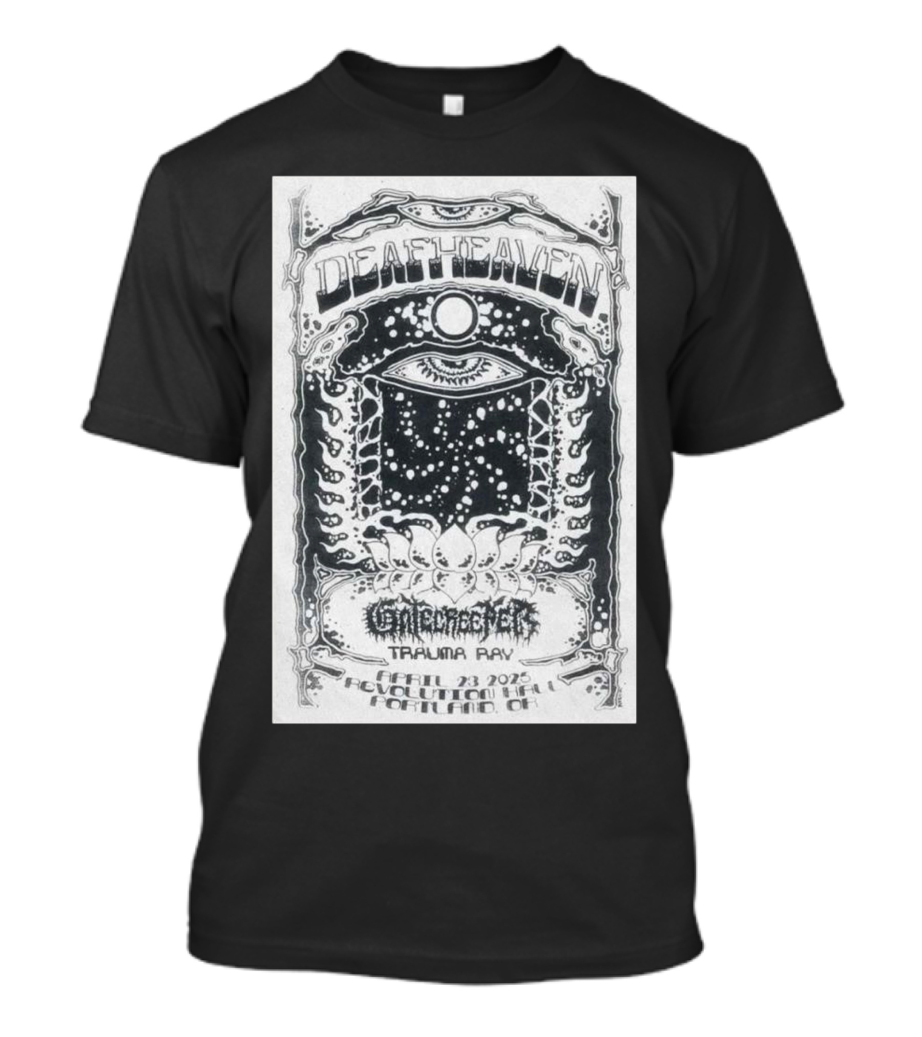 Deafheaven Revolution Hall Apr 23 2025 Portland, OR T-Shirt