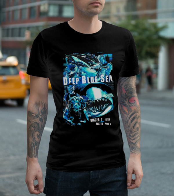 Deep Blue Sea Bigger Smarter Faster Meaner T-Shirt