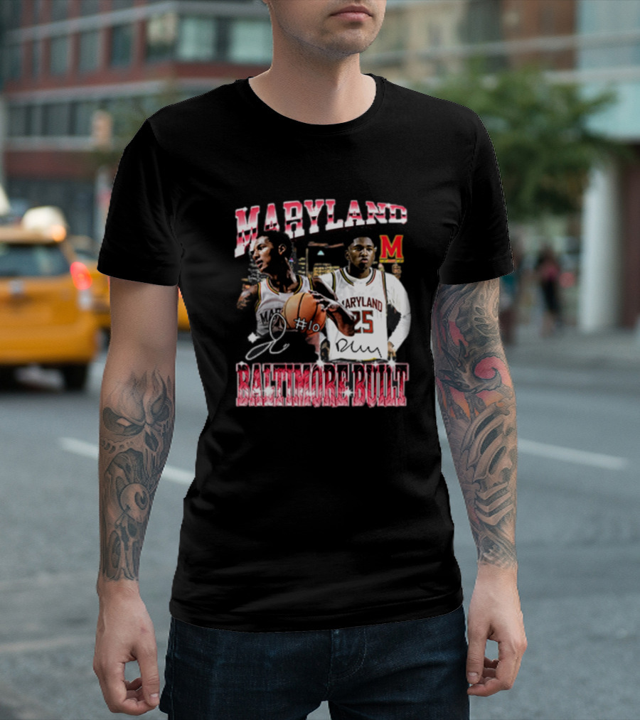 Derik Queen And Julian Reese Baltimore Built T-Shirt