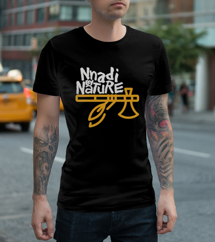 Derrick Nnadi Wearing Nnadi By Nature T-Shirt